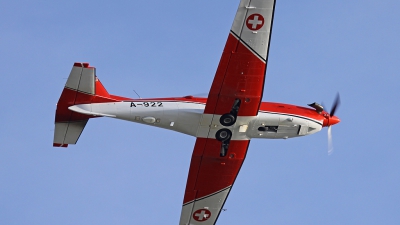 Photo ID 49437 by Andreas Weber. Switzerland Air Force Pilatus NCPC 7 Turbo Trainer, A 922