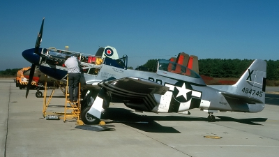 Photo ID 49660 by David F. Brown. USA Air Force North American TF 51D Mustang, NL851D