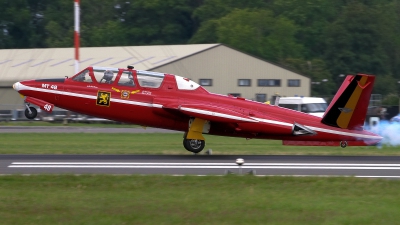 Photo ID 49727 by Johnny Cuppens. Belgium Air Force Fouga CM 170R Magister, MT48