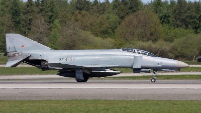 Photo ID 49785 by Rainer Mueller. Germany Air Force McDonnell Douglas F 4F Phantom II, 37 96