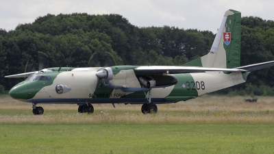 Photo ID 49843 by Robin Coenders / VORTEX-images. Slovakia Air Force Antonov An 26B, 3208