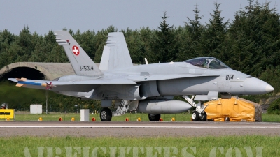 Photo ID 6236 by Rainer Mueller. Switzerland Air Force McDonnell Douglas F A 18C Hornet, J 5014
