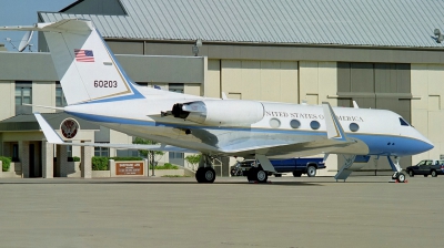 Photo ID 50579 by Arie van Groen. USA Air Force Gulfstream Aerospace C 20B Gulfstream III, 86 0203