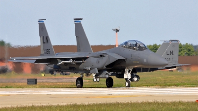 Photo ID 50635 by PAUL CALLAGHAN. USA Air Force McDonnell Douglas F 15E Strike Eagle, 98 0135