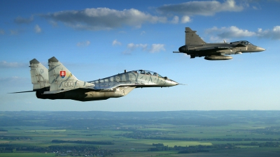 Photo ID 50613 by Milan Nykodym. Slovakia Air Force Mikoyan Gurevich MiG 29UBS 9 51, 1303