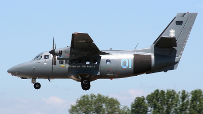 Photo ID 50681 by Milos Ruza. Lithuania Air Force LET L 410UVP T, BLUE 01