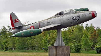 Photo ID 50709 by Eric Tammer. Denmark Air Force Republic F 84G Thunderjet, 51 10603