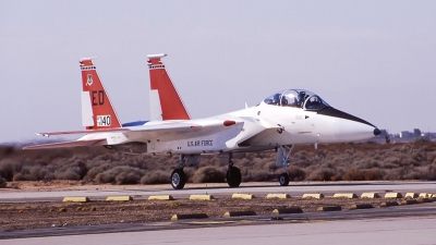 Photo ID 6451 by Paul Tiller. USA Air Force McDonnell Douglas F 15B Eagle, 76 0140