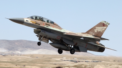 Photo ID 51901 by Carl Brent. Israel Air Force General Dynamics F 16B Fighting Falcon, 004