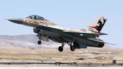 Photo ID 51900 by Carl Brent. Israel Air Force General Dynamics F 16A Fighting Falcon, 234