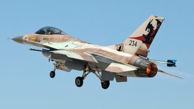 Photo ID 51899 by Carl Brent. Israel Air Force General Dynamics F 16A Fighting Falcon, 234