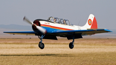 Photo ID 52468 by Carl Brent. Romania Air Force Yakovlev Aerostar Iak 52 Yak 52, 34