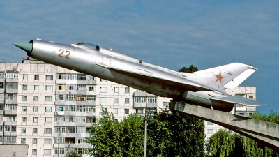 Photo ID 52731 by Carl Brent. Russia Air Force Mikoyan Gurevich MiG 21PF, 22 RED