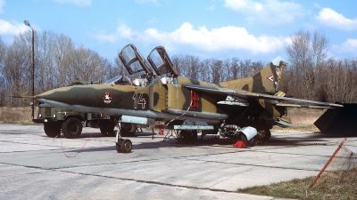 Photo ID 52499 by Carl Brent. Hungary Air Force Mikoyan Gurevich MiG 23UB, 14