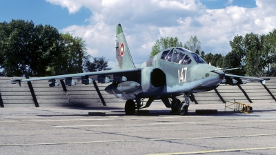 Photo ID 52792 by Carl Brent. Bulgaria Air Force Sukhoi Su 25UBK, 147