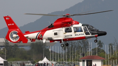 Photo ID 53477 by Jens Hameister. Malaysia Maritime Enforcement Agency Aerospatiale SA 365N Dauphin 2, M70 02