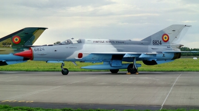 Photo ID 53560 by Arie van Groen. Romania Air Force Mikoyan Gurevich MiG 21MF 75 Lancer C, 6824