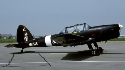 Photo ID 53704 by Joop de Groot. UK Air Force De Havilland Canada DHC 1 Chipmunk T10, WK518