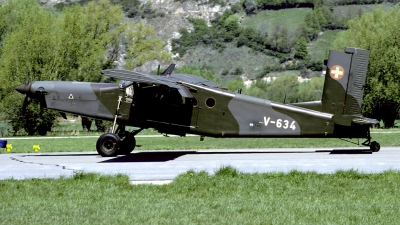 Photo ID 53714 by Joop de Groot. Switzerland Air Force Pilatus PC 6 B Turbo Porter, V 634