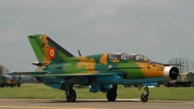 Photo ID 54256 by Michal Hlavac. Romania Air Force Mikoyan Gurevich MiG 21UM Lancer B, 176