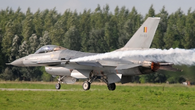 Photo ID 55113 by Stephan Franke - Fighter-Wings. Belgium Air Force General Dynamics F 16AM Fighting Falcon, FA 103