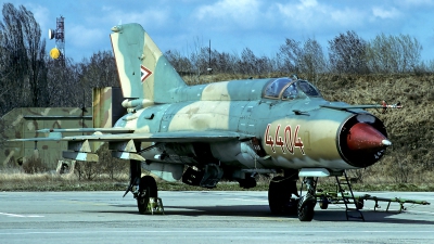 Photo ID 55205 by Carl Brent. Hungary Air Force Mikoyan Gurevich MiG 21MF, 4404