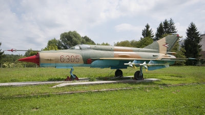 Photo ID 55258 by Jörg Pfeifer. Hungary Air Force Mikoyan Gurevich MiG 21bis SAU, 6305