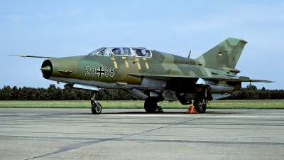 Photo ID 55988 by Carl Brent. Germany Air Force Mikoyan Gurevich MiG 21UM, 23 85