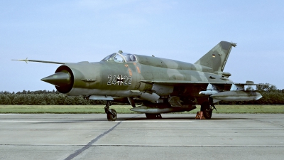 Photo ID 55986 by Carl Brent. Germany Air Force Mikoyan Gurevich MiG 21bis, 24 22