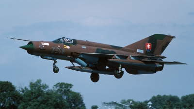 Photo ID 56349 by Henk Schuitemaker. Slovakia Air Force Mikoyan Gurevich MiG 21MF, 7714