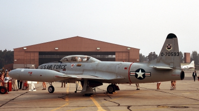 Photo ID 56357 by Alex Staruszkiewicz. USA Air Force Lockheed T 33A Shooting Star, 57 0593