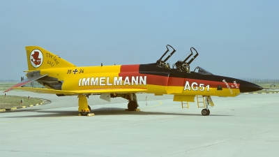 Photo ID 56582 by Klemens Hoevel. Germany Air Force McDonnell Douglas RF 4E Phantom II, 35 34