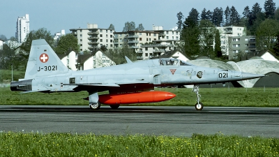 Photo ID 56775 by Carl Brent. Switzerland Air Force Northrop F 5E Tiger II, J 3021