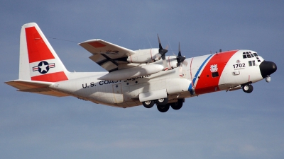 Photo ID 57303 by Gail Richard Snyder, III. USA Coast Guard Lockheed HC 130H Hercules L 382, 1702