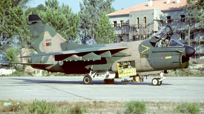 Photo ID 57300 by Carl Brent. Portugal Air Force LTV Aerospace A 7P Corsair II, 15509