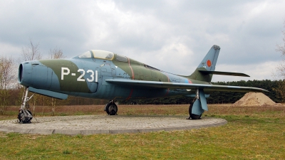 Photo ID 713 by Michel Koster. Netherlands Air Force Republic F 84F Thunderstreak, P 231