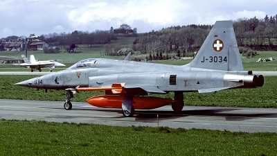 Photo ID 57614 by Carl Brent. Switzerland Air Force Northrop F 5E Tiger II, J 3034