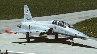 Photo ID 57641 by Carl Brent. Switzerland Air Force Northrop F 5F Tiger II, J 3207
