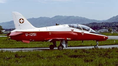 Photo ID 57647 by Carl Brent. Switzerland Air Force British Aerospace Hawk T 66, U 1251