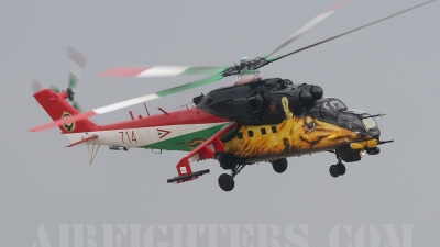 Photo ID 7217 by Karl Drage. Hungary Air Force Mil Mi 35 Mi 24V, 714
