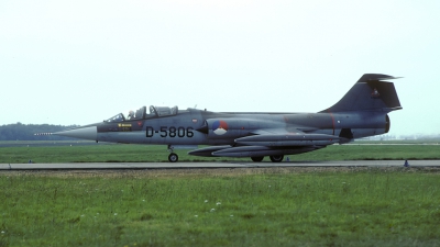 Photo ID 58307 by Joop de Groot. Netherlands Air Force Lockheed TF 104G Starfighter, D 5806