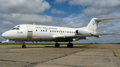 Photo ID 58530 by Martin Kubo. Argentina Air Force Fokker F 28 1000C Fellowship, TC 55