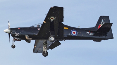 Photo ID 58771 by Mike Griffiths. UK Air Force Short Tucano T1, ZF210