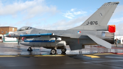Photo ID 7279 by Jeremy Gould. Netherlands Air Force General Dynamics F 16AM Fighting Falcon, J 876
