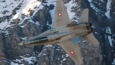 Photo ID 59549 by Martin Thoeni - Powerplanes. Switzerland Air Force McDonnell Douglas F A 18D Hornet, J 5235