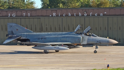 Photo ID 59591 by Mick Balter - mbaviation-images. Germany Air Force McDonnell Douglas F 4F Phantom II, 38 60