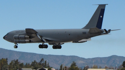 Photo ID 60217 by Antonio Segovia Rentería. Chile Air Force Boeing KC 135E Stratotanker 717 100, 981