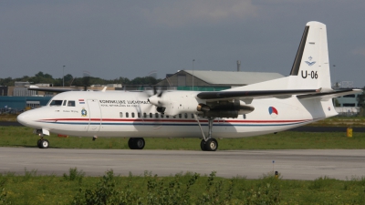 Photo ID 60392 by Rob Hendriks. Netherlands Air Force Fokker 50, U 06