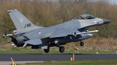 Photo ID 60497 by Rob Hendriks. Netherlands Air Force General Dynamics F 16AM Fighting Falcon, J 881