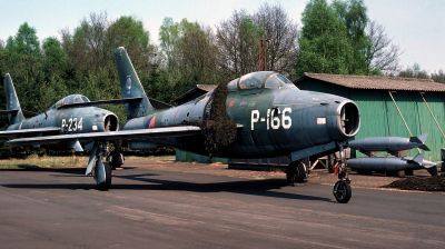 Photo ID 61112 by Alex Staruszkiewicz. Netherlands Air Force Republic F 84F Thunderstreak, P 166